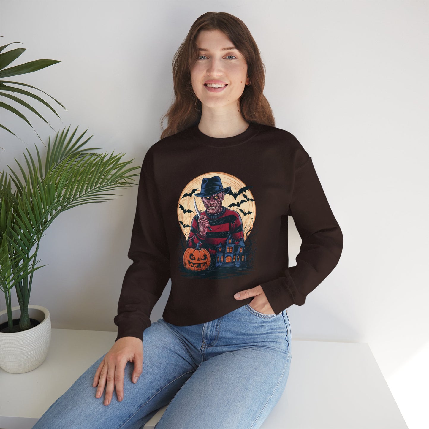 Halloween Freddy Krueger Crewneck Sweatshirt - Unisex